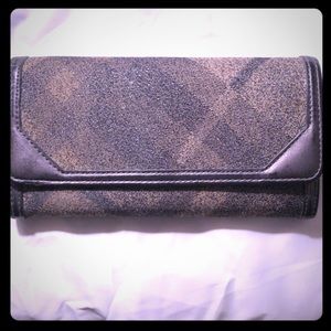 Vintage Gray/Silver Burberry Wallet